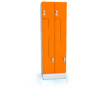 Premium lockers Z-shaped doors ALFORT AD 1920 x 600 x 520